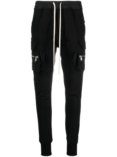 Rick Owens Drawstring Skinny Trousers In Multi-colored