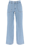 APC SEASIDE JEANS WITH WIDE LEG