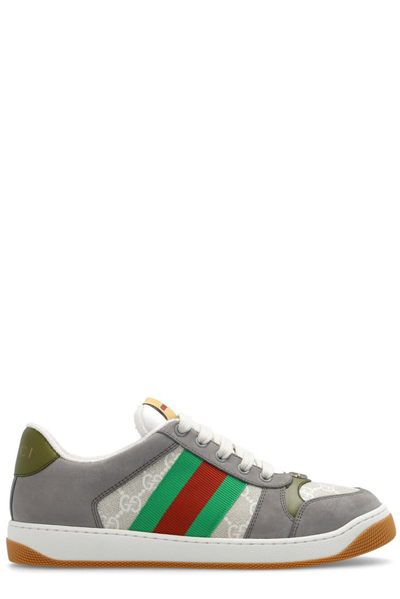 Gucci Screener Logo-patch Sneakers In Multi