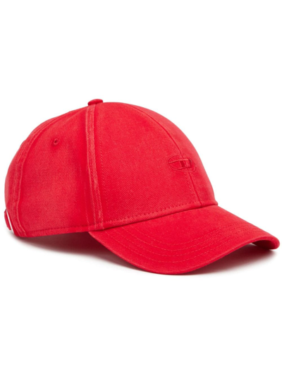 Diesel C-run 棉棒球帽 In Red