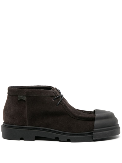 Camper Junction Lace-up Fastening Boots In Brown