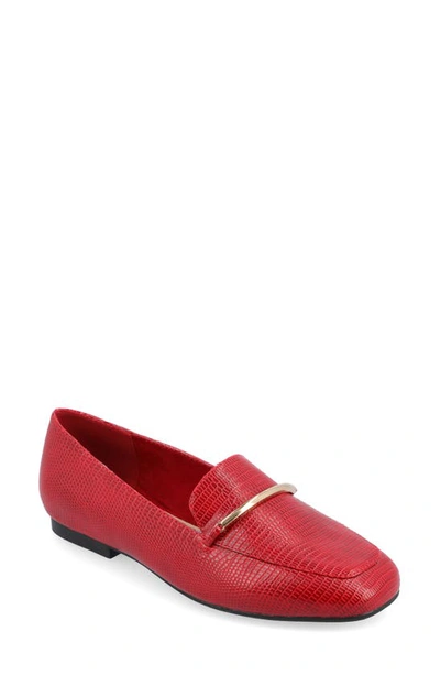 Journee Collection Wrenn Loafer In Red