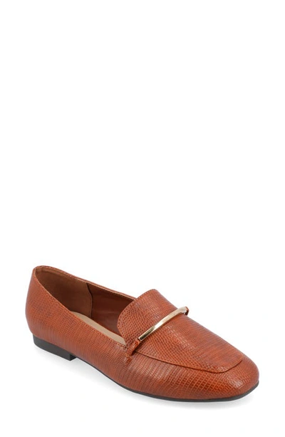 Journee Collection Wrenn Loafer In Cognac