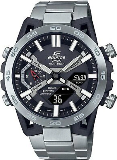 Pre-owned Casio [] Edifice Watch Sospensione Bluetooth Solar Ecb