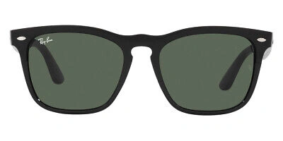 Pre-owned Ray Ban Ray-ban Steve Rb4487 Sunglasses Black Dark Green 54mm 100% Authentic