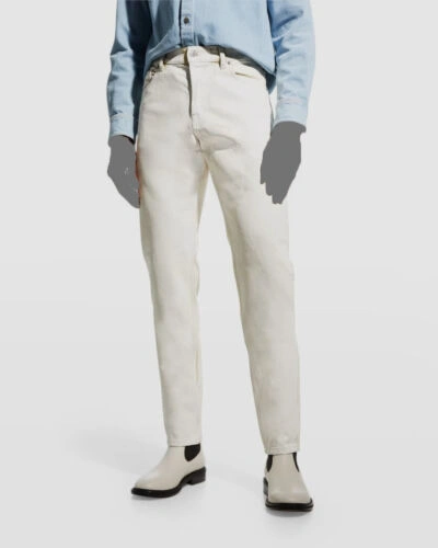 Pre-owned Diesel $450  Men's White 1995 Cotton Straight Leg Jeans Pants Size 34wx32l
