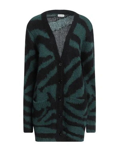 Dries Van Noten Woman Cardigan Black Size Xs Alpaca Wool, Polyacrylic, Merino Wool