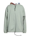 Children Of The Discordance Man Sweatshirt Sage Green Size 3 Cotton In Sage Green