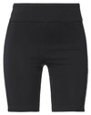 Guess Woman Leggings Black Size S Cotton, Recycled Polyester, Elastane