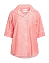 Youths In Balaclava Woman Shirt Salmon Pink Size L Cotton In Pink