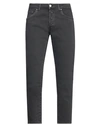 Liu •jo Man Man Jeans Lead Size 36 Cotton, Elastane In Grey
