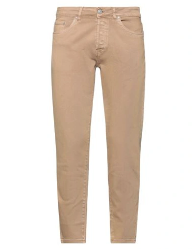 Liu •jo Man Man Jeans Khaki Size 36 Cotton, Elastane In Beige