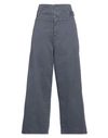 Etro Woman Pants Slate Blue Size 28 Cotton