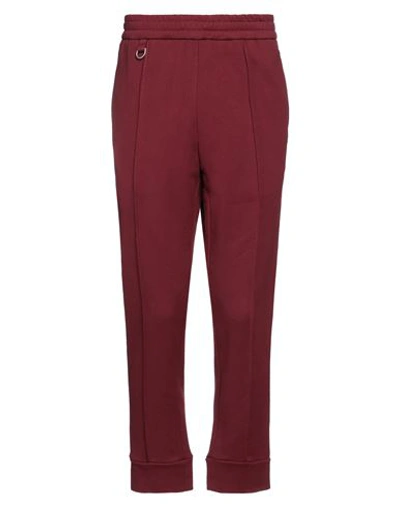 Paolo Pecora Man Pants Brick Red Size M Cotton