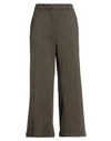 Manila Grace Woman Pants Military Green Size 8 Viscose, Polyamide, Elastane