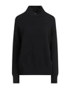 Aragona Woman Turtleneck Black Size 8 Cashmere