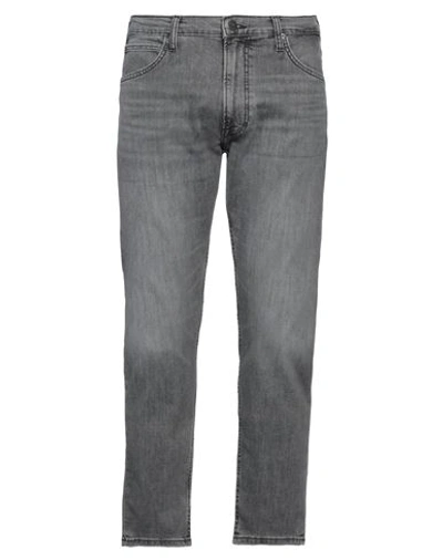 Lee Man Jeans Grey Size 33w-30l Cotton, Polyester, Elastane