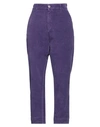 Dixie Woman Pants Purple Size L Cotton