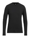 Alpha Studio Man T-shirt Black Size 38 Cotton, Elastane