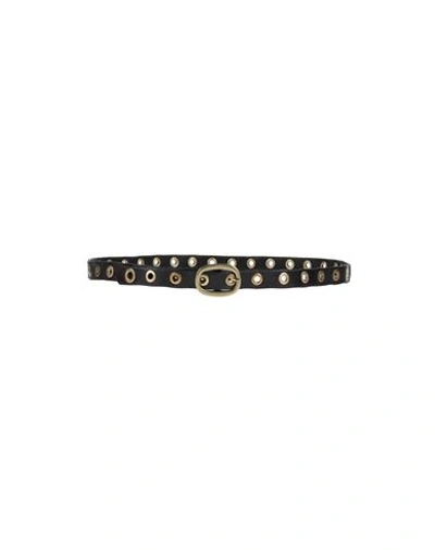 Campomaggi Woman Belt Black Size 38 Cowhide