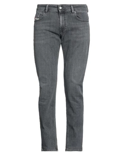 Diesel Man Jeans Grey Size 34w-30l Cotton, Elastomultiester, Elastane
