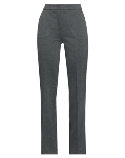 Beatrice B Beatrice .b Woman Pants Lead Size 8 Viscose, Polyamide, Elastane In Grey