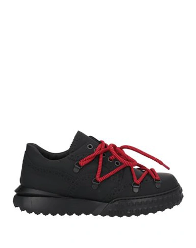 Mich E Simon Woman Lace-up Shoes Black Size 9 Soft Leather