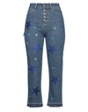 Rossano Perini Woman Jeans Blue Size 30 Cotton, Elastane In Blue