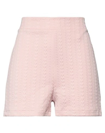 Kontatto Woman Shorts & Bermuda Shorts Blush Size S Polyester, Elastane In Pink