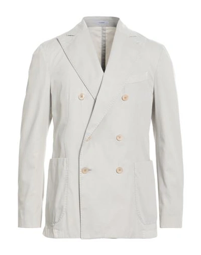 Boglioli Man Blazer Light Grey Size 44 Cotton, Elastane In Grey