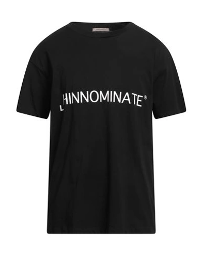Hinnominate Man T-shirt Black Size S Cotton, Elastane