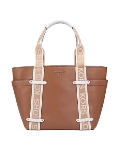 Michael Michael Kors Woman Handbag Brown Size - Bovine Leather