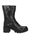 Paola Ferri Woman Ankle Boots Black Size 7 Soft Leather