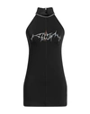 A Better Mistake Woman Top Black Size 3 Acetate, Polyamide, Elastane In Black