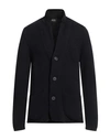 Alpha Studio Man Suit Jacket Midnight Blue Size 46 Merino Wool