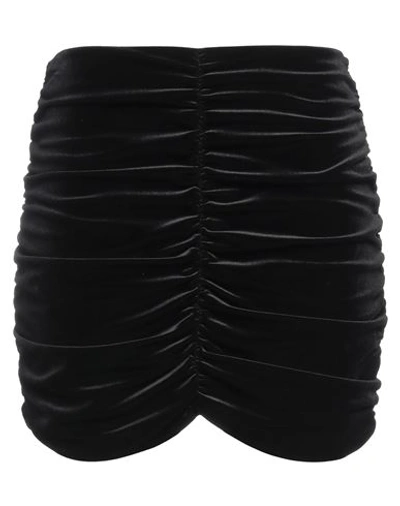 Vicolo Woman Mini Skirt Black Size M Polyester, Elastane, Polyamide
