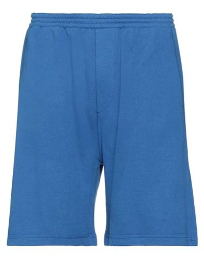 Dsquared2 Man Shorts & Bermuda Shorts Blue Size L Cotton