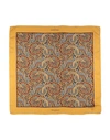 Maison Margiela Paisley-print Silk Scarf In Gold