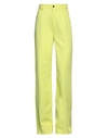 Liu •jo Woman Pants Lime Green Size 30 Lyocell, Cotton In Green