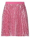 VICOLO VICOLO WOMAN MINI SKIRT FUCHSIA SIZE ONESIZE POLYESTER