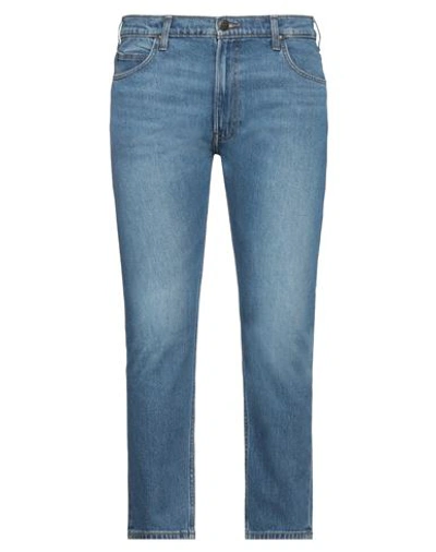 Lee Man Jeans Blue Size 33w-30l Cotton, Elastane