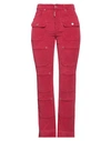 Dsquared2 Woman Pants Magenta Size 4 Cotton, Elastane In Magenta