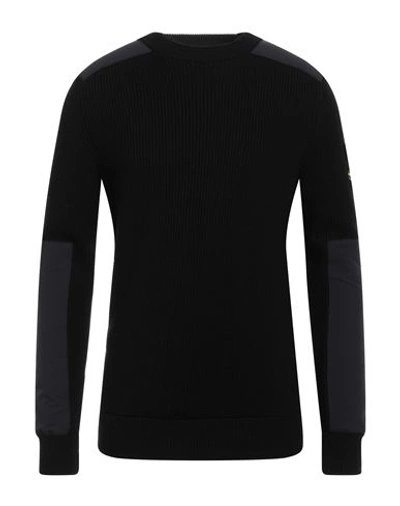 Star Point Man Sweater Black Size Xl Virgin Wool