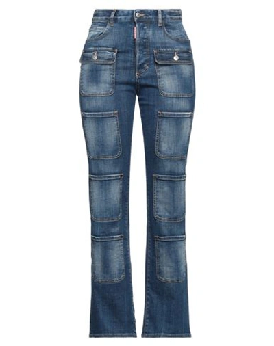 Dsquared2 Jeans Woman Jeans Blue Size 8 Cotton