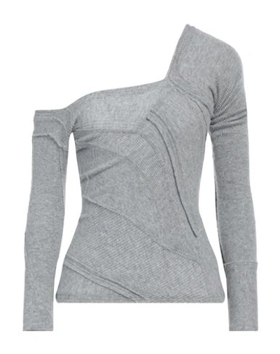 Talia Byre Woman Sweater Grey Size Xs Virgin Wool