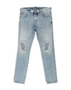 Dsquared2 Man Denim Pants Blue Size 26 Cotton In Blue
