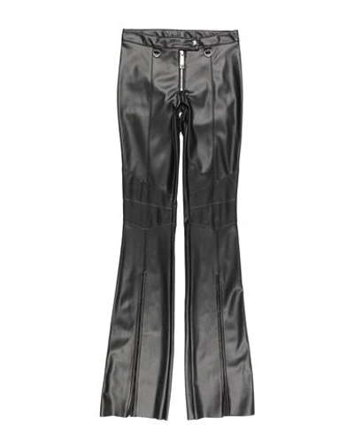 John Richmond Woman Pants Black Size 8 Polyester, Polyurethane