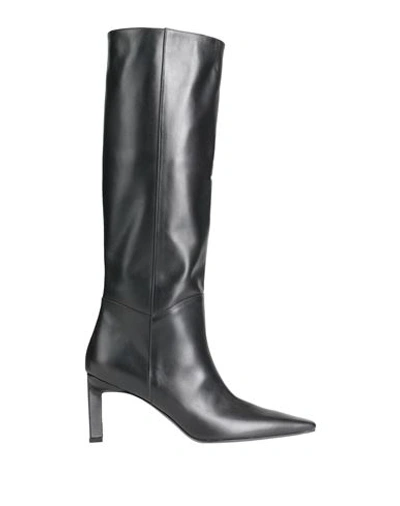 Suoli Woman Knee Boots Black Size 9 Soft Leather