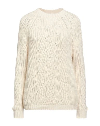 Aragona Woman Sweater Ivory Size 10 Cashmere In White