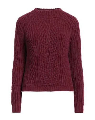 Aragona Woman Sweater Burgundy Size 10 Cashmere In Red